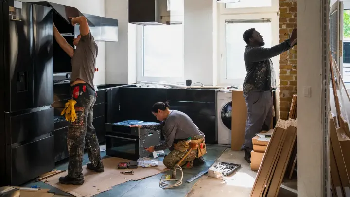Interior home renovation